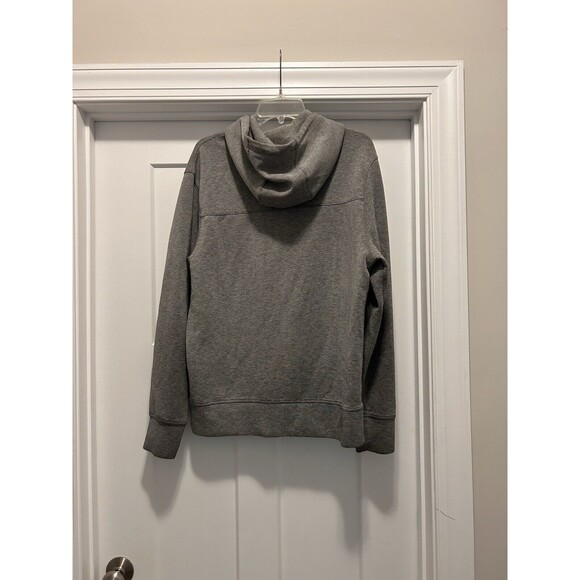 American Eagle Hoodie Men's M Gray Long Sleeve Thick Fleece Performance Pullover - Picture 4 of 4